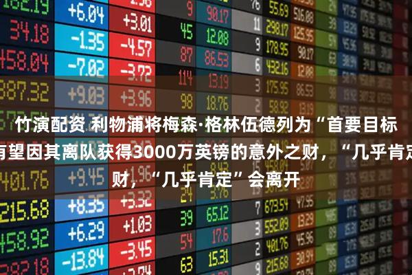 竹演配资 利物浦将梅森·格林伍德列为“首要目标”，曼联有望因其离队获得3000万英镑的意外之财，“几乎肯定”会离开