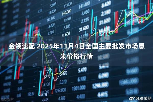 金领速配 2025年11月4日全国主要批发市场薏米价格行情